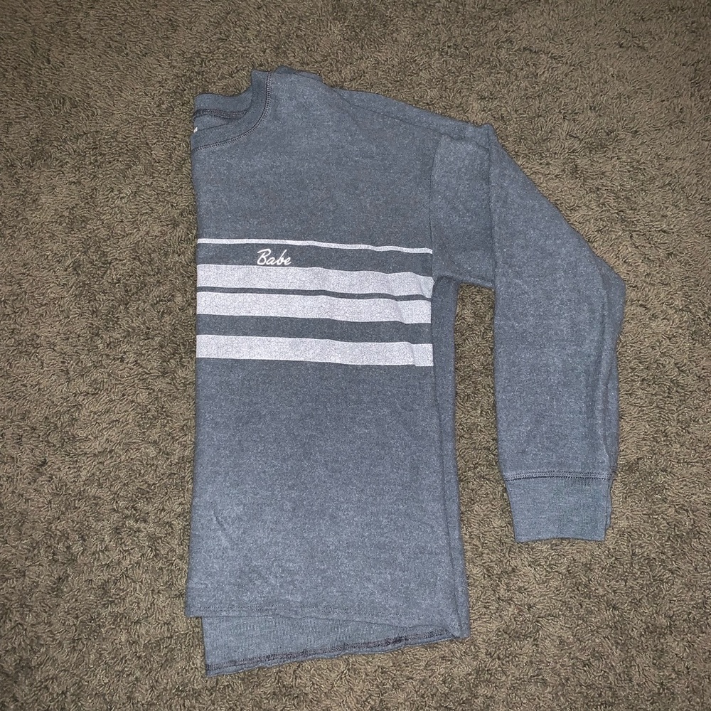 American Eagle Babe Green Sweatshirt